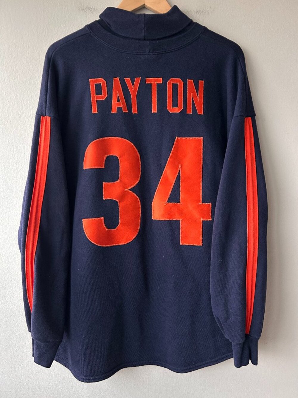 Vintage 90s Walter Payton Chicago Bears #34 Majestic Turtleneck 2X